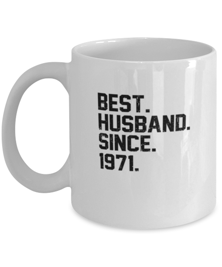 Coffee Mug Funny Best Husband Since 1971