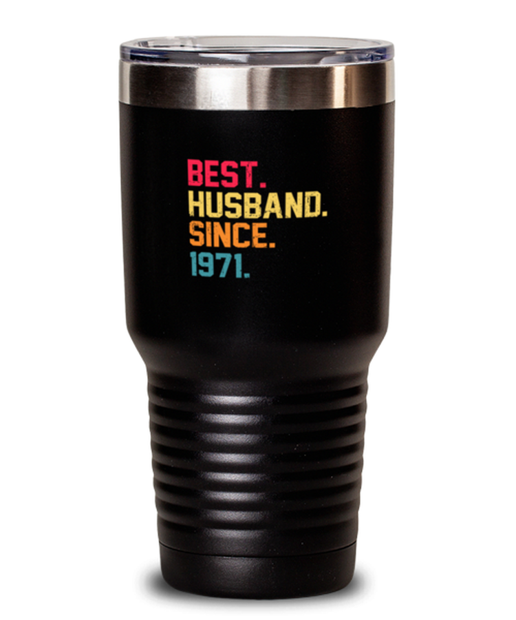 30 oz Tumbler Stainless Steel Insulated Funny Best Husband Since 1971