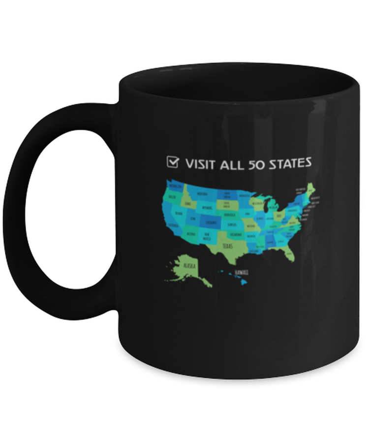 Coffee Mug Funny Visit All 50 States