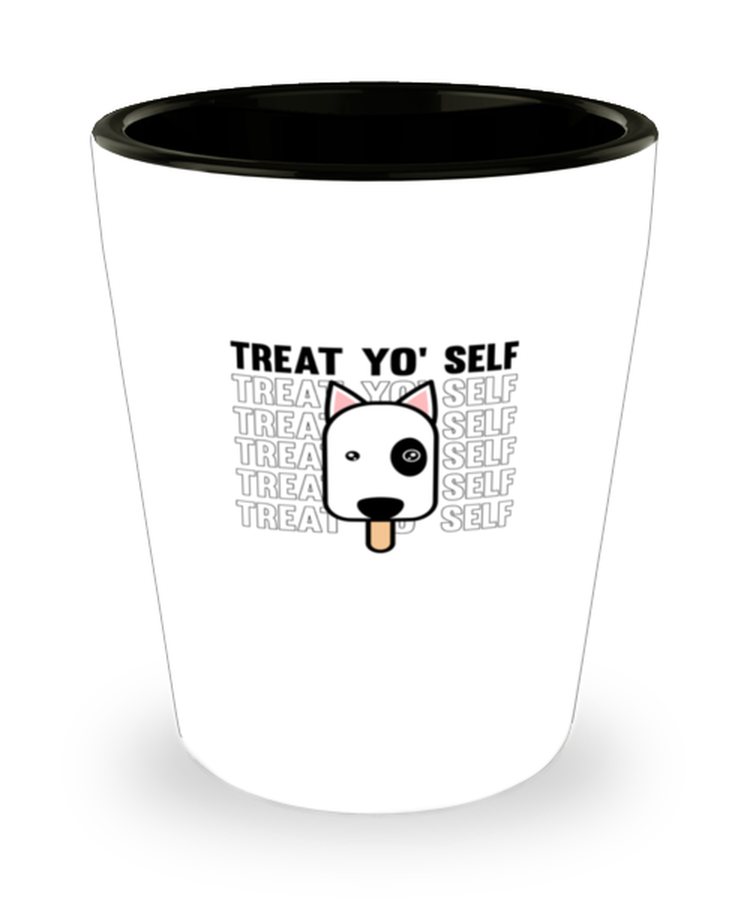 Shot Glass Party Funny Treat Yo Selt dog Lover ice cream