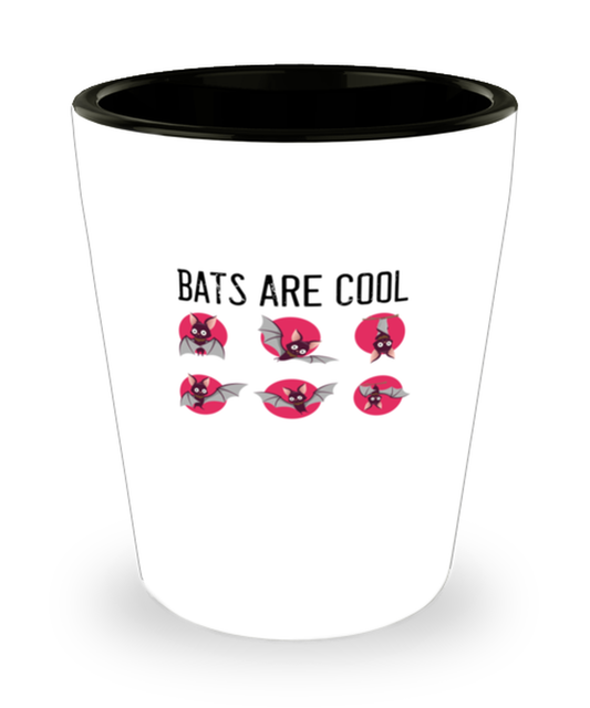 Shot Glass Party Funny Bats Are Cool Animal lover