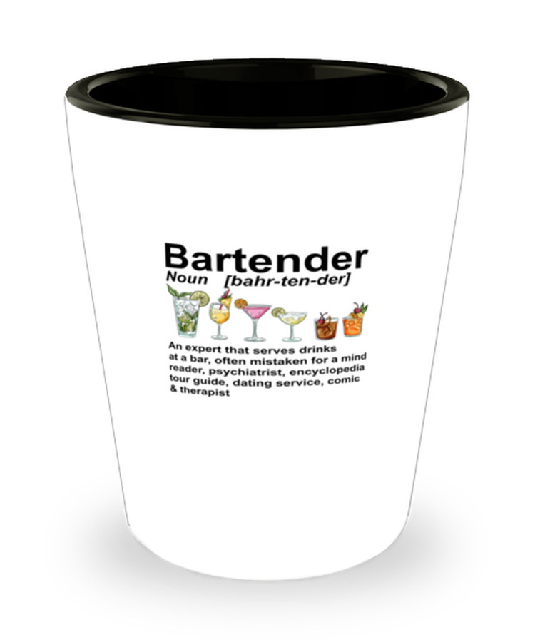 Shot Glass Party Funny Bartender Definition