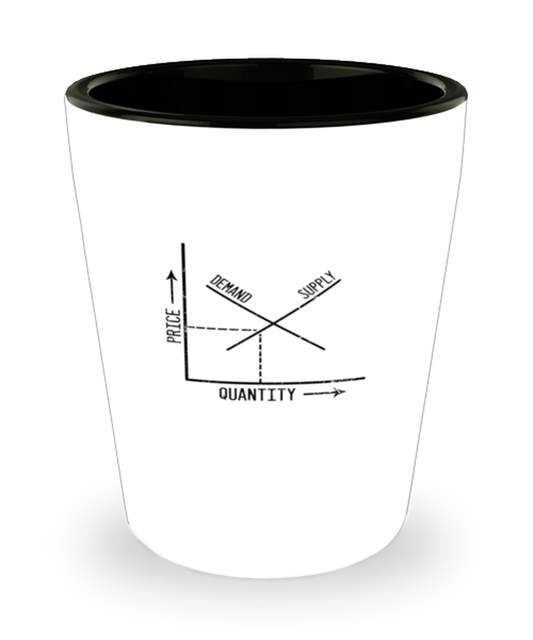 Shot Glass  Funny Price Quantity Economics