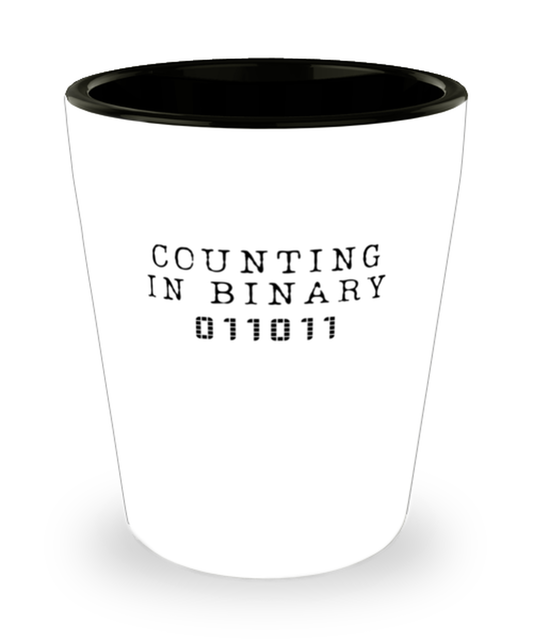 Shot Glass Party Funny Counting In Binary Computer Science