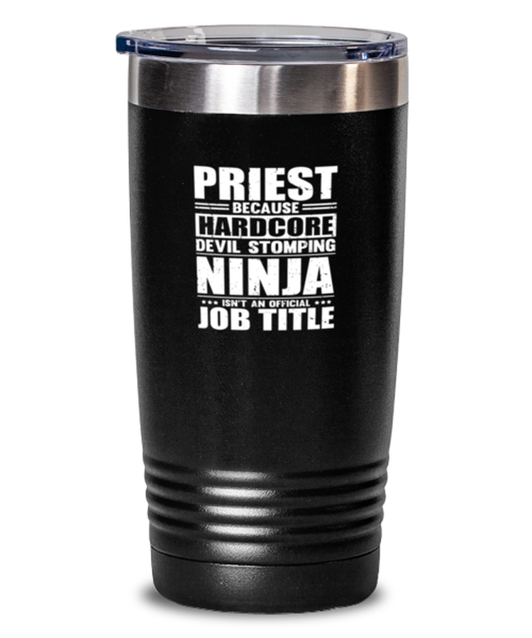 20 oz Tumbler Stainless Steel Insulated  Funny Priest Pastor