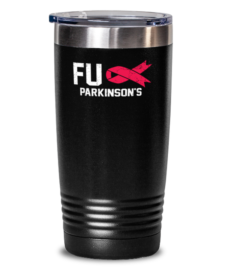 20 oz Tumbler Stainless Steel Insulated  Funny Parkinson's Disease Awareness
