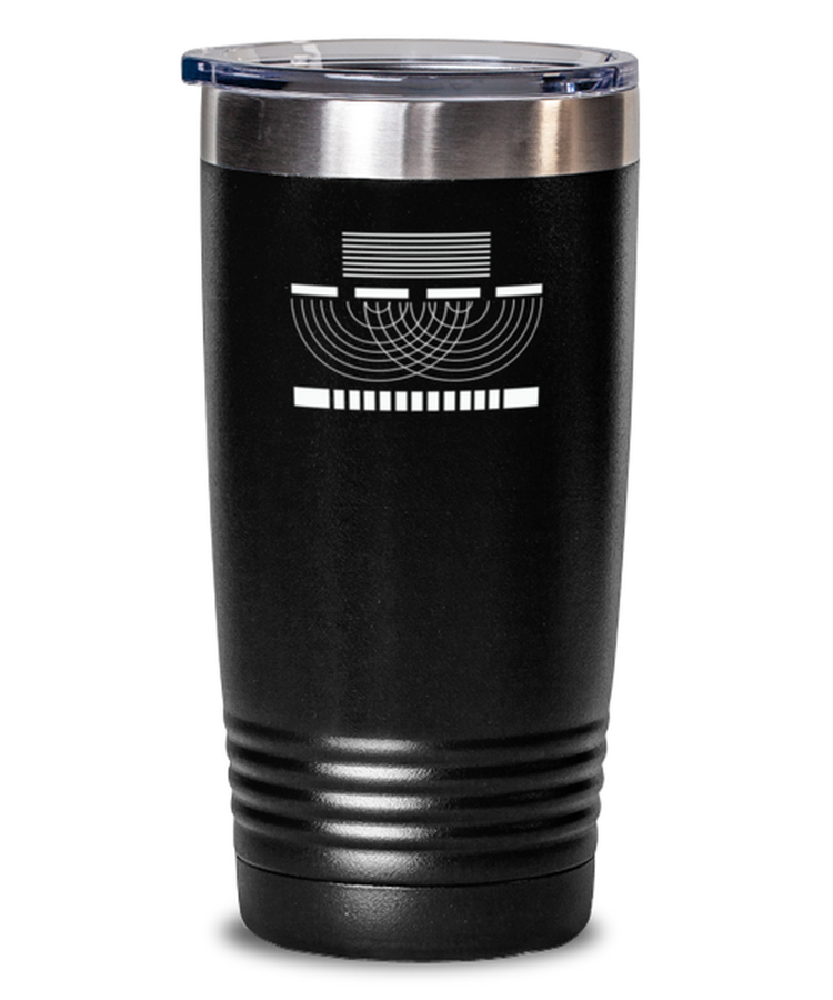 20 oz Tumbler Stainless Steel Insulated Funny Double Slit Experiment Quantum
