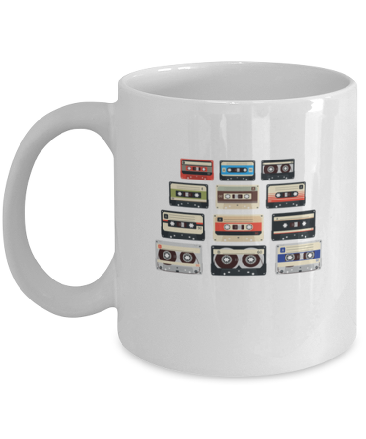 Coffee Mug Funny Vintage Cassette Tapes Music