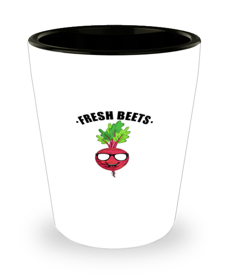 Shot Glass Tequila Mug Funny Fresh Beets Vegetable Farmers