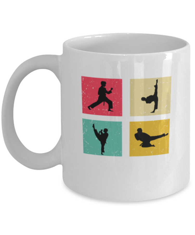 Coffee Mug Funny Taekwondo Patriot American Flag
