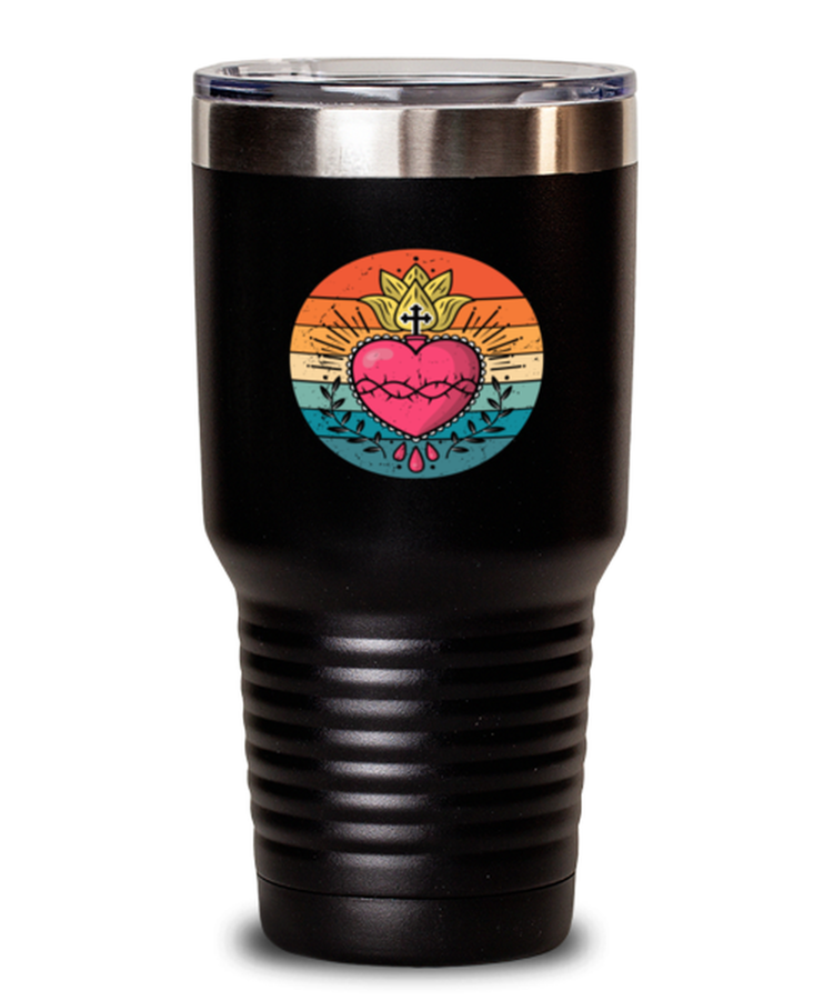 30 oz Tumbler Stainless Steel Insulated  Sacred Heart of Jesus Christ
