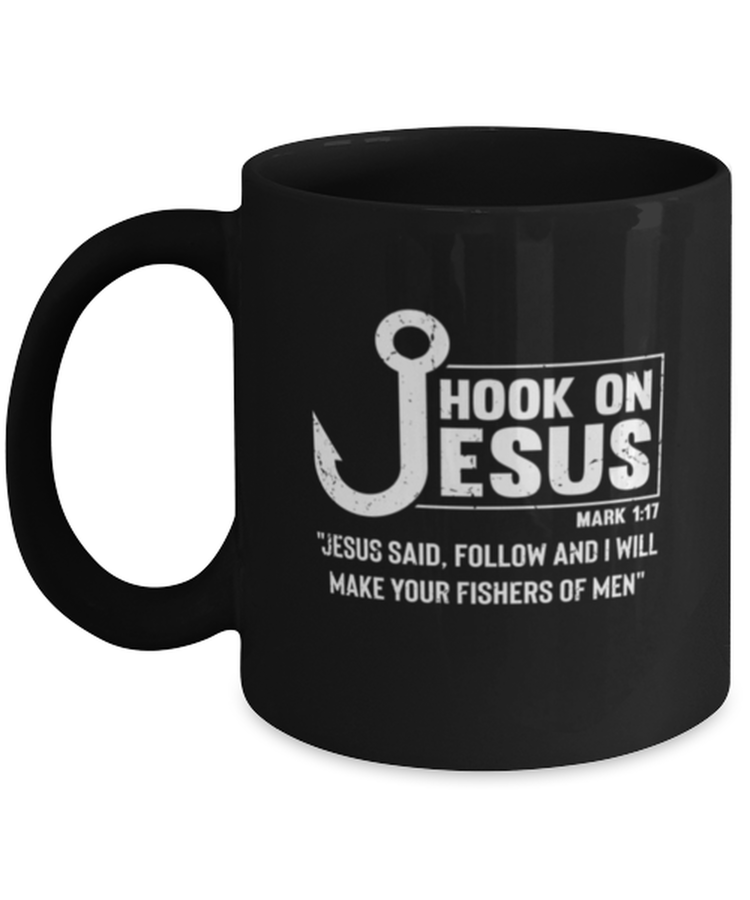 Coffee Mug Funny Hook On Jesus Mark 1:17