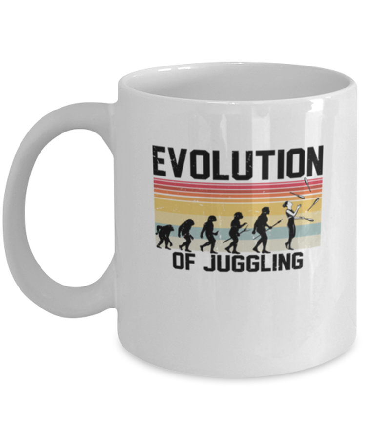 Coffee Mug Funny Evolution Of Juggling