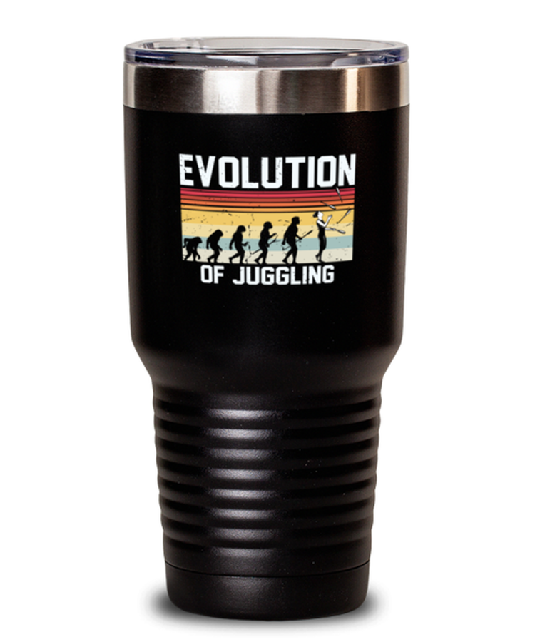 30 oz Tumbler Stainless Steel Insulated  Funny Evolution Of Juggling