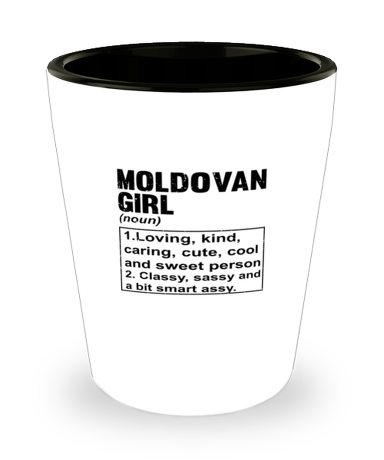 Shot Glass Party Funny Moldovan Girl Country