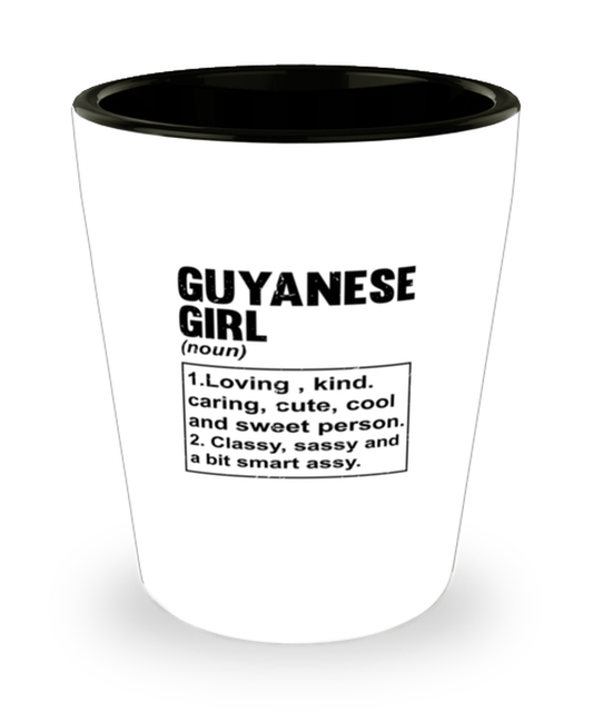 Shot Glass Party Funny Guyanese Girl