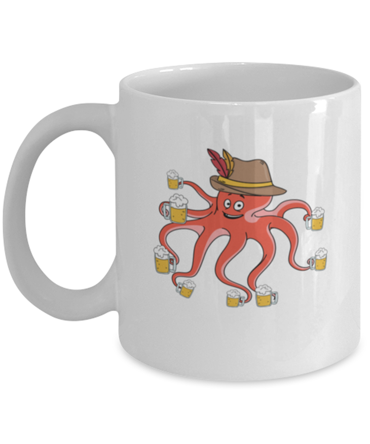 Coffee Mug Funny Oktoberfest Octopus