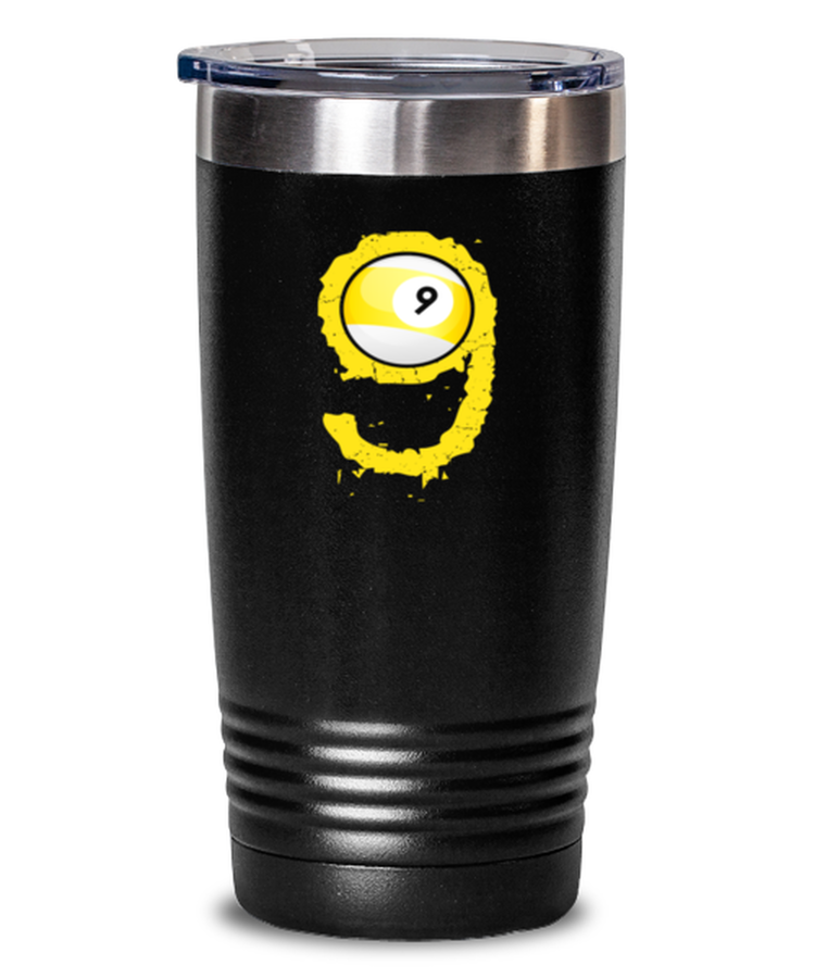 20 oz Tumbler Stainless Steel InsulatedFunny 9-Ball billiard