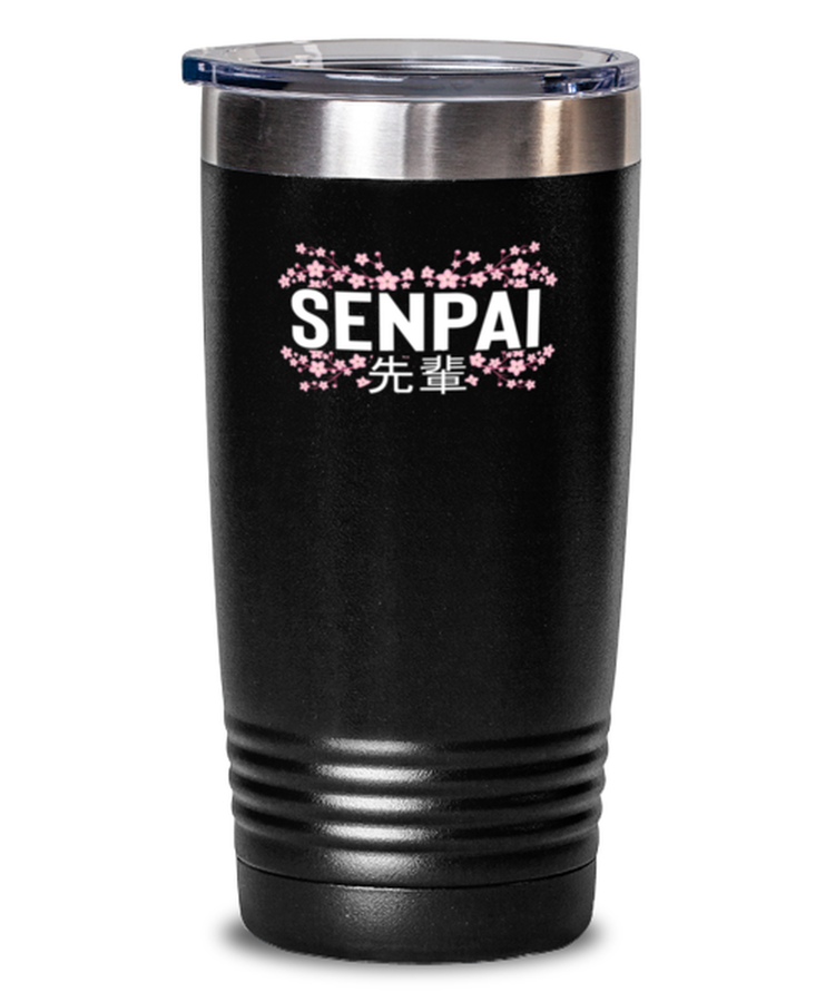 20 oz Tumbler Stainless Steel InsulatedFunny Japanese Senpai