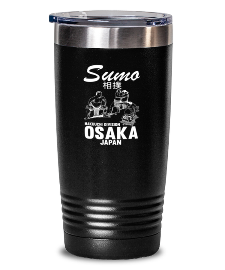 20 oz Tumbler Stainless Steel InsulatedFunny Sumo Wrestling Osaka Japan