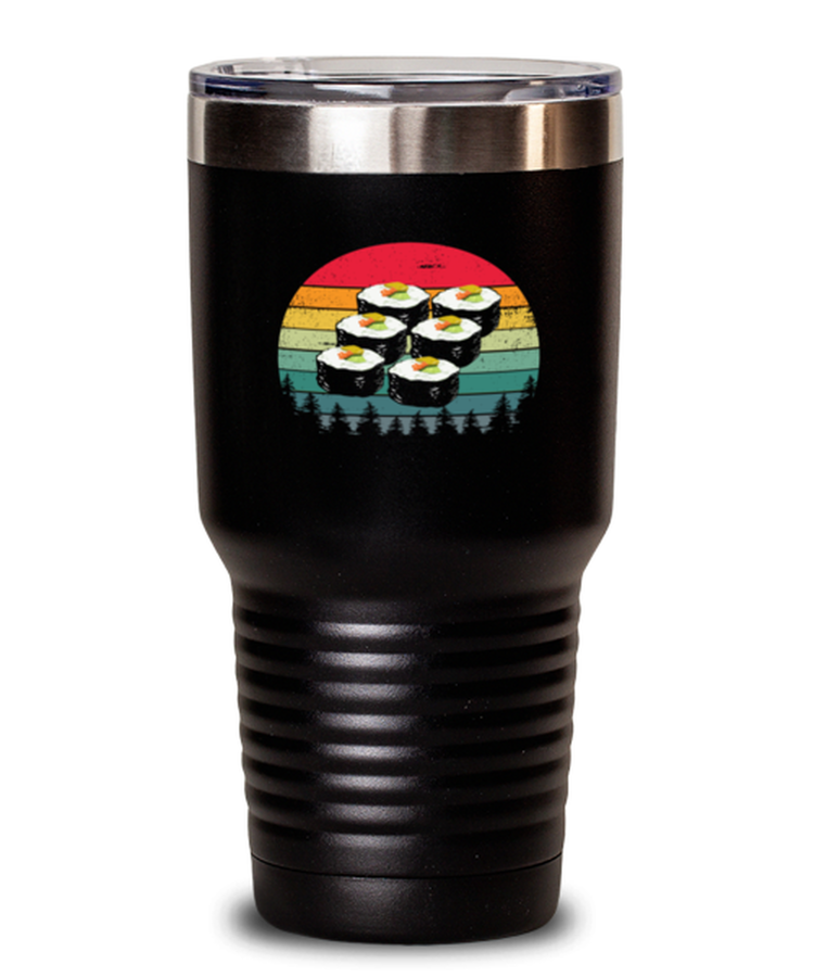 30 oz Tumbler Stainless Steel InsulatedFunny Sushi Roll Sashimi Lover