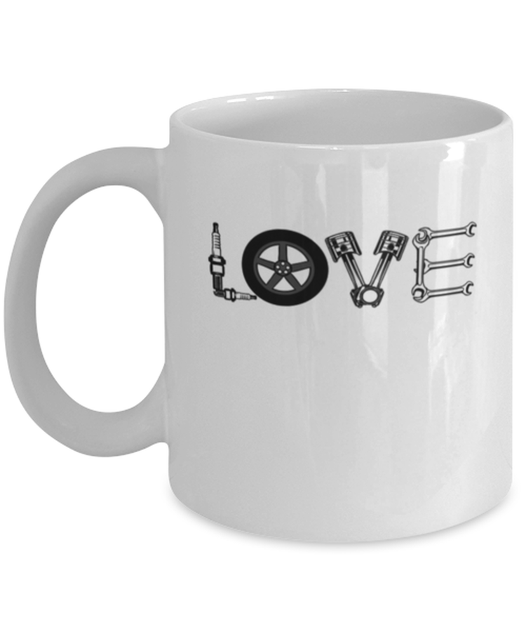 Coffee Mug Funny Love Mechanics