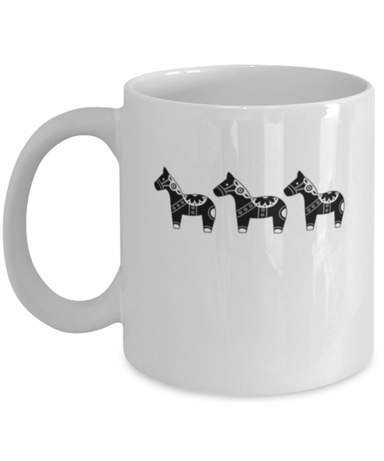 Coffee Mug Funny Swedish Dala Horse