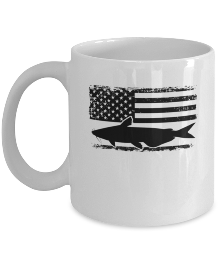 Coffee Mug Funny Catfishing American Flag