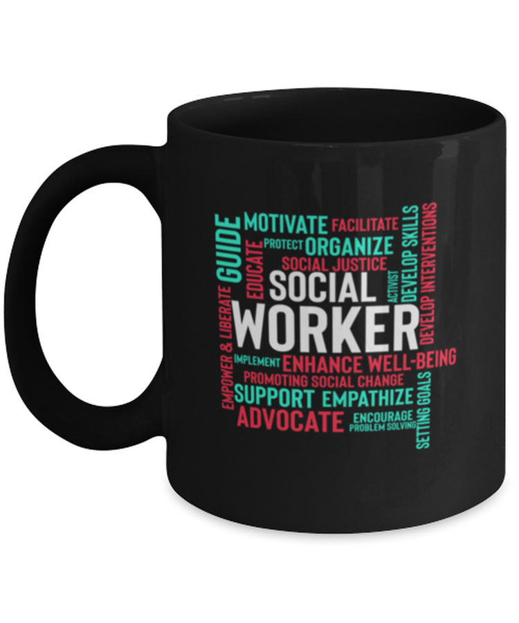 Coffee Mug Funny Social Work Month Social Worker