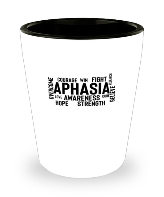 Shot Glass Party Funny Aphasia Awareness