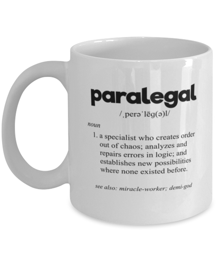 Coffee Mug Funny Paralegal Legal Assistant