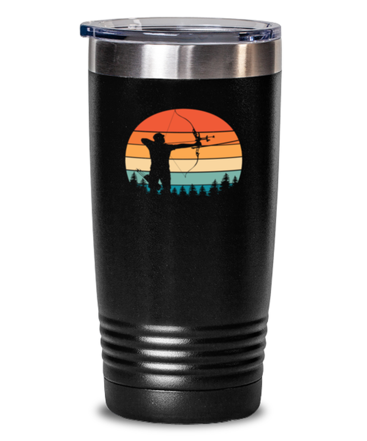 20 oz Tumbler Stainless Steel Insulated Funny Archery Sports