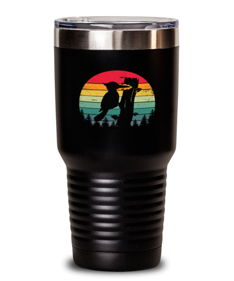 30 oz Tumbler Stainless Steel Insulated Funny Woodpecker Bird zoologists