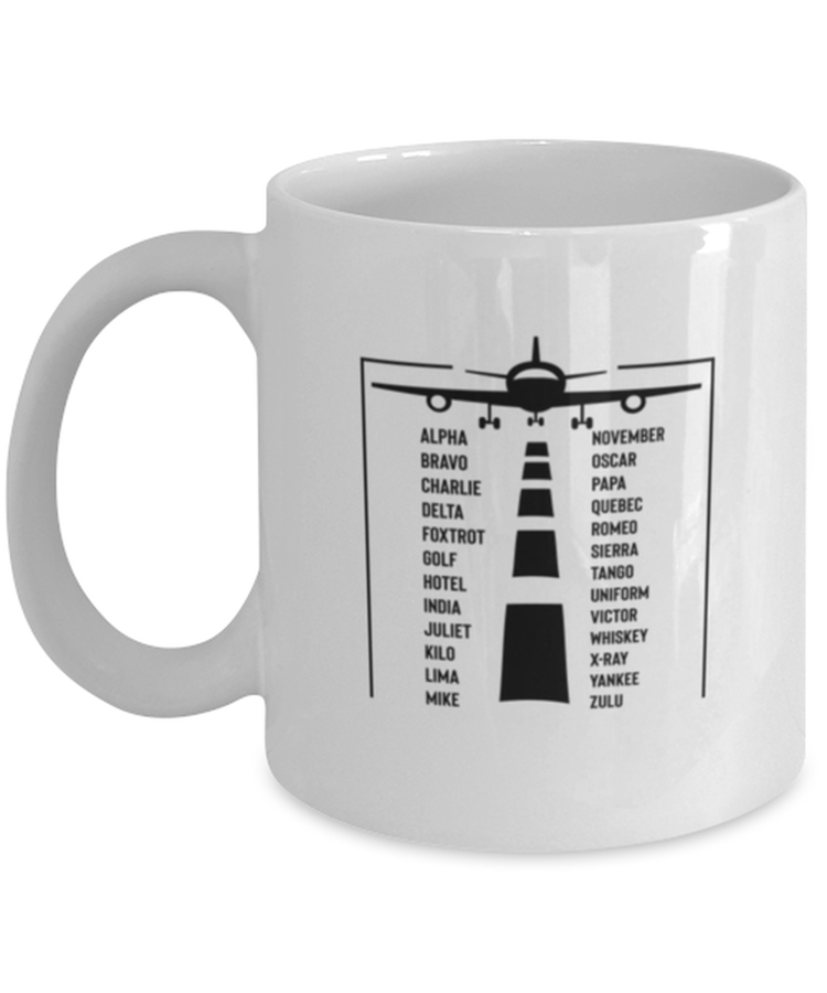 Coffee Mug Funny Phonetic Alphabet Pilot