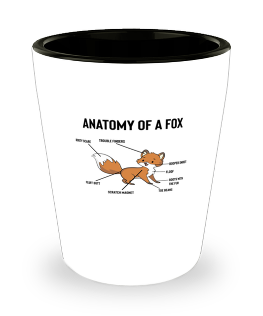 Shot Glass Party Funny Anatomy Of A Fox