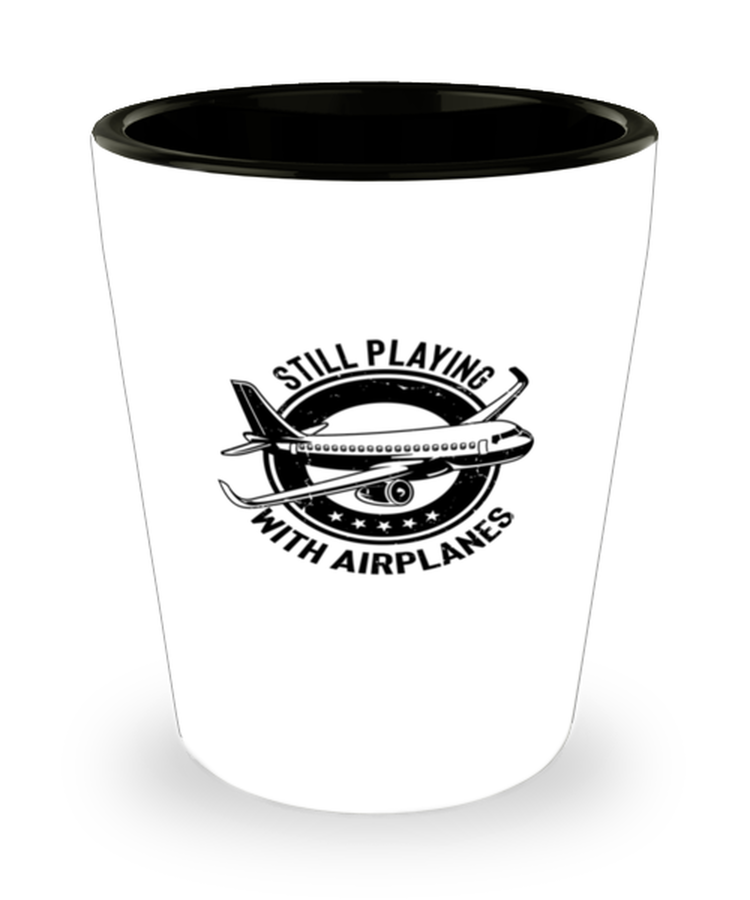 Shot Glass Party Funny Still Playing With Airplanes