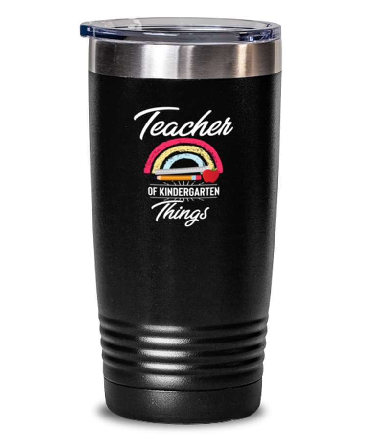 20 oz Tumbler Stainless Steel Insulated  Funny Teacher Of Kindergarten Things Educator