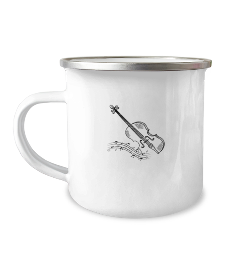 12 oz Camper Mug Coffee Funny Violin music instrument