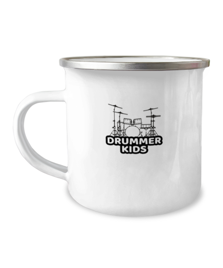 12 oz Camper Mug Coffee Funny Drummer Kids Drums