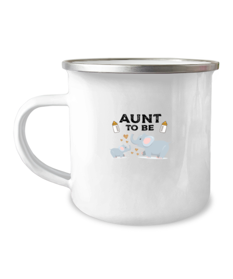 12 oz Camper Mug Coffee Funny Aunt To Be Elephant Baby Reveal