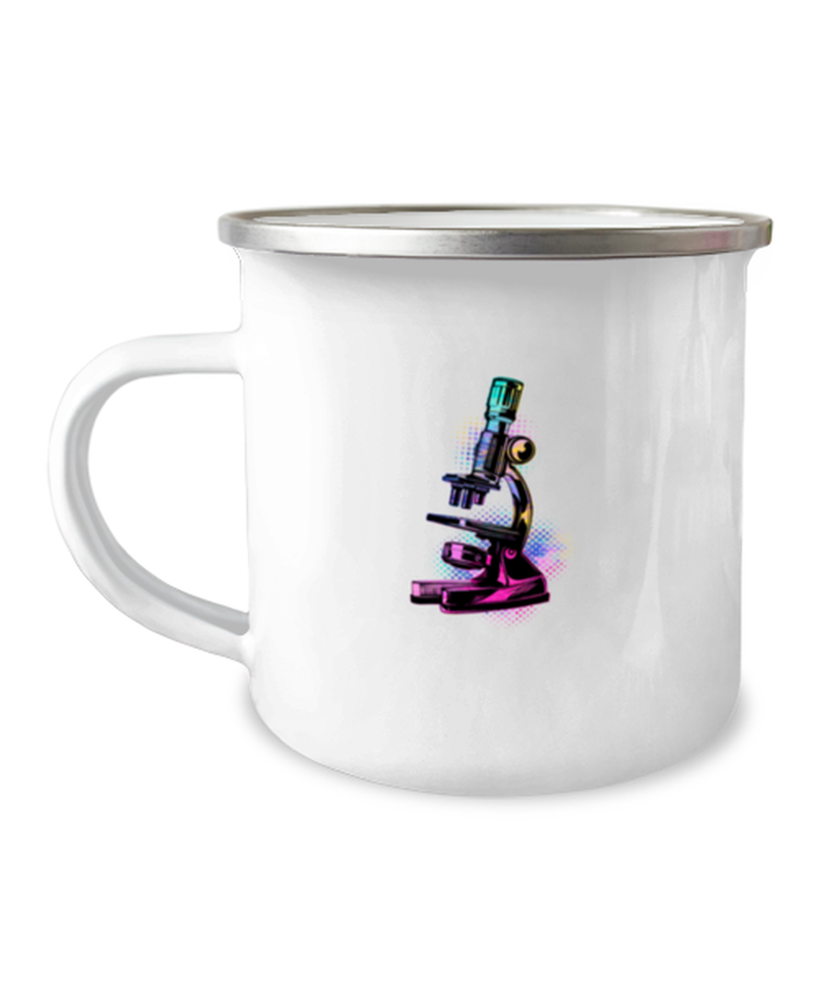12 oz Camper Mug Coffee Funny Microscope Science Laboratory