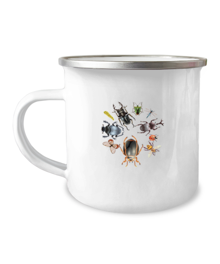 12oz Camper Mug Coffee Funny Bugs Insects Beetles Bug Catcher T-Shirt