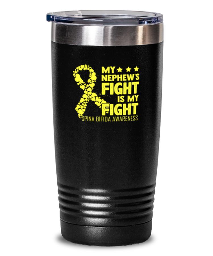 20 oz Tumbler Stainless SteelFunny My Nephew Fight is My Fight