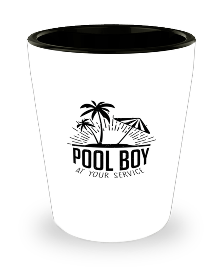 Shot Glass Tequila Party  Funny Pool Boy Summer