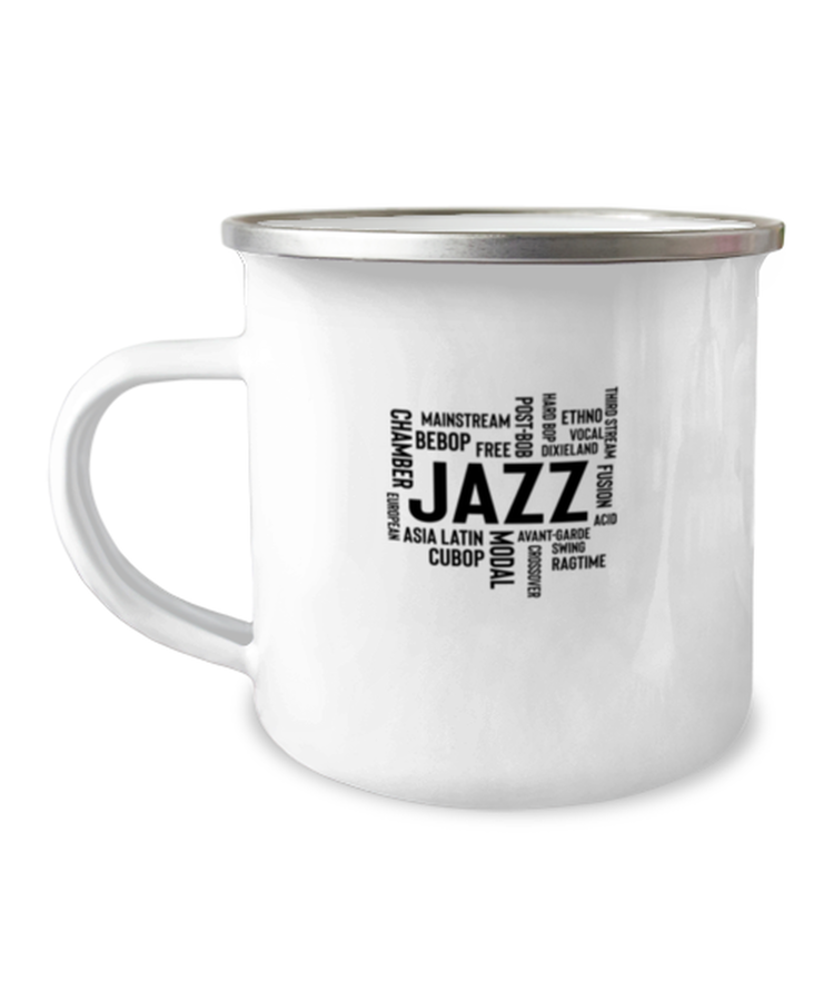 12 oz Camper Mug Coffee Funny Jazz