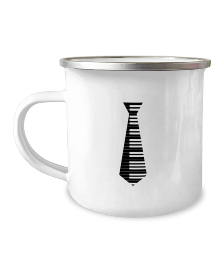 12 oz Camper Mug Coffee Funny Piano Neck Tie