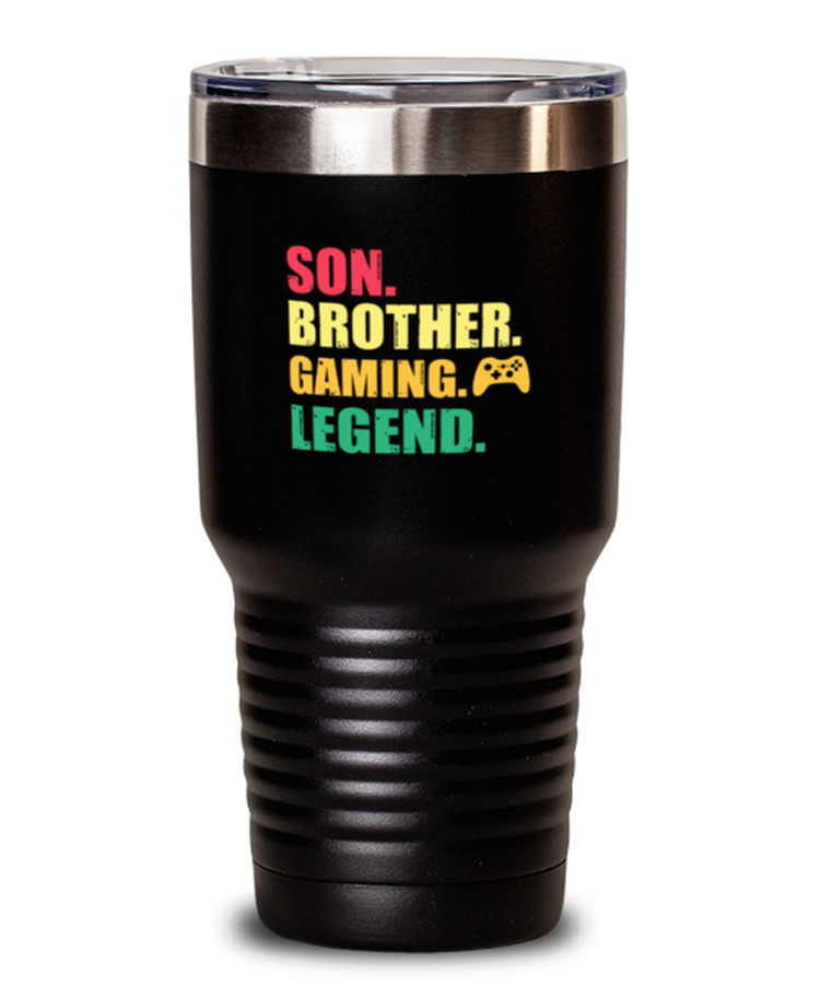 30 oz Tumbler Stainless Steel Funny Son Brother Gaming Legend