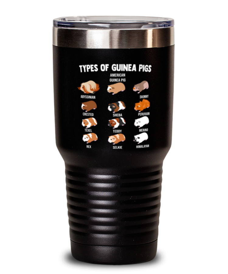 30 oz Tumbler Stainless Steel Funny Types Of Guinea Pigs