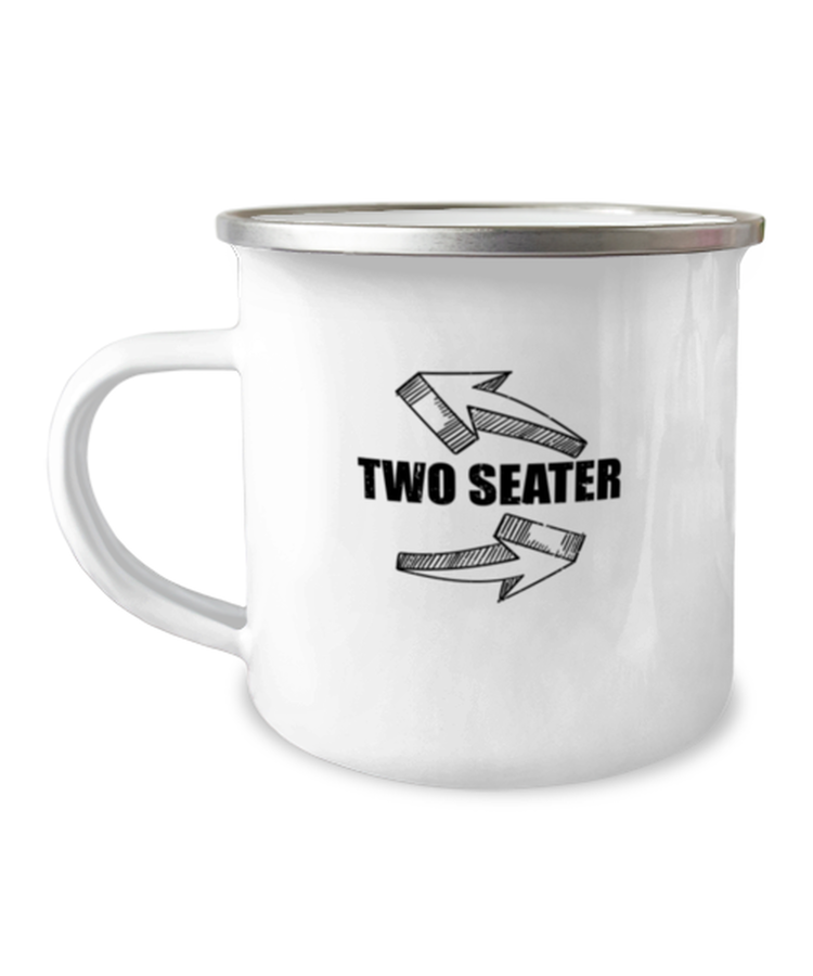 12 oz Camper Mug Coffee, ravel mug, Funny Two Seater Adult Humor