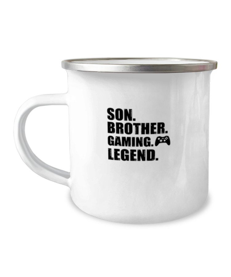 12 oz Camper Mug Coffee, ravel mug, Funny Son Brother Gaming Legend